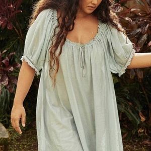 Lette Nightgown XS in glass slippers by DOEN NWT